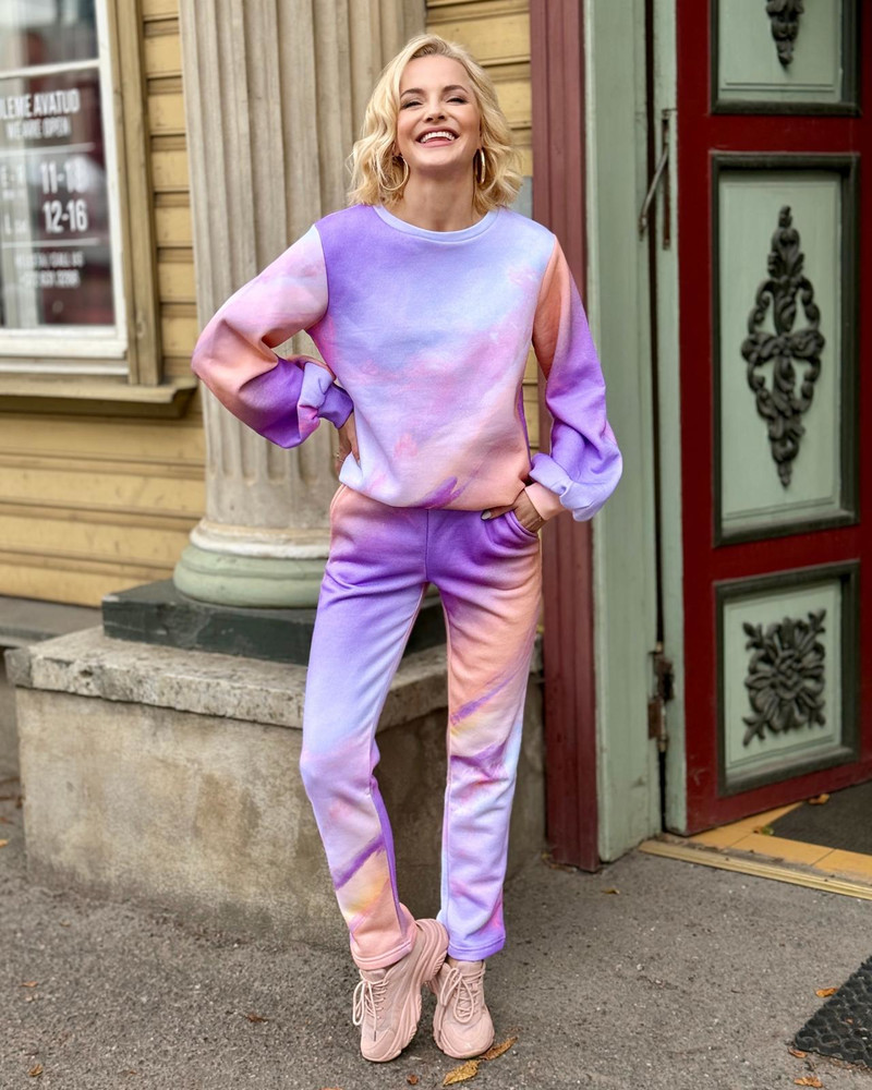 SWEATPANTS WOMEN OMBRE