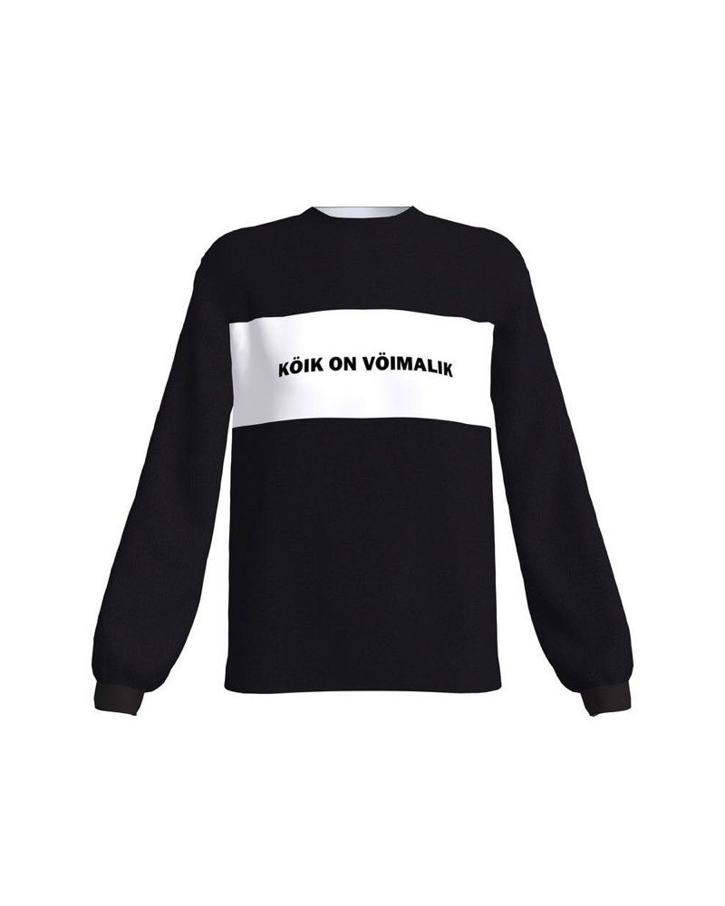 KÖIK ON VÖIMALiK SWEATSHIRT BLACK