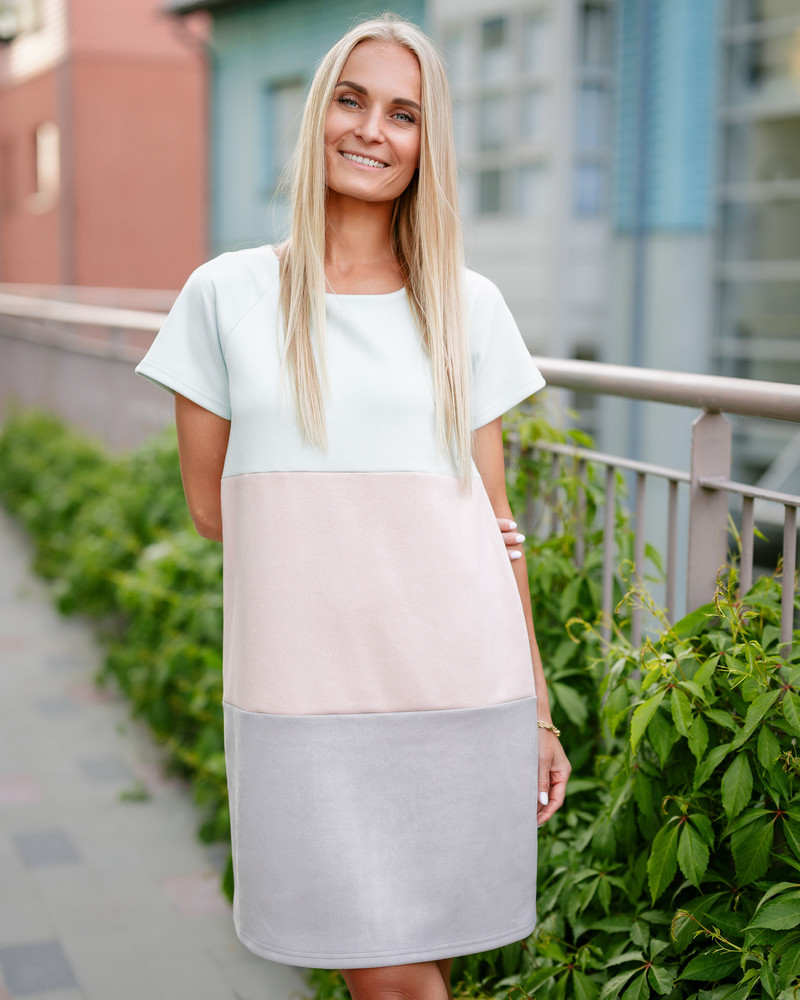 BLOCKS FREE DRESS PASTEL TRIO