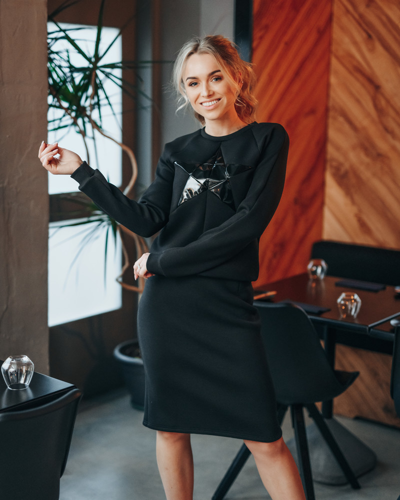 PENCIL SKIRT BLACK