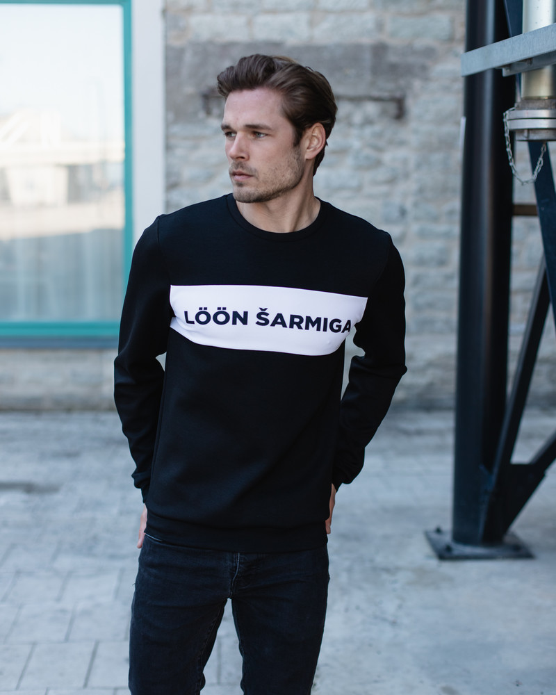 LÖÖN ŠARMIGA SWEATSHIRT BLACK