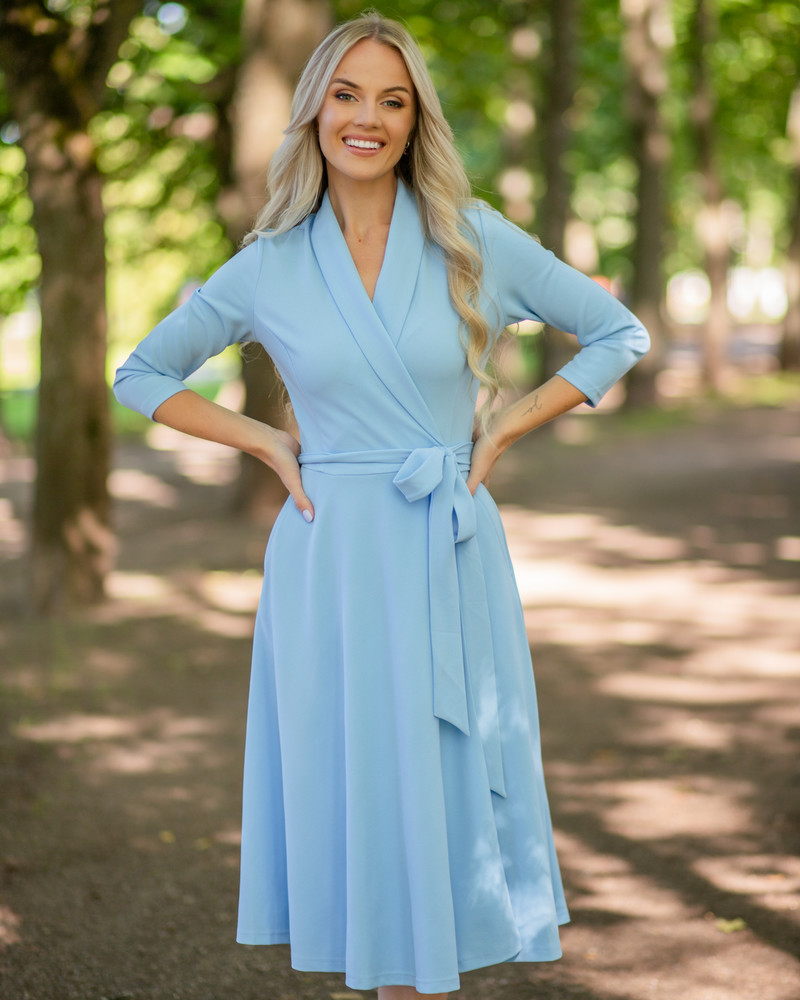 MOON MIDI DRESS SKY BLUE
