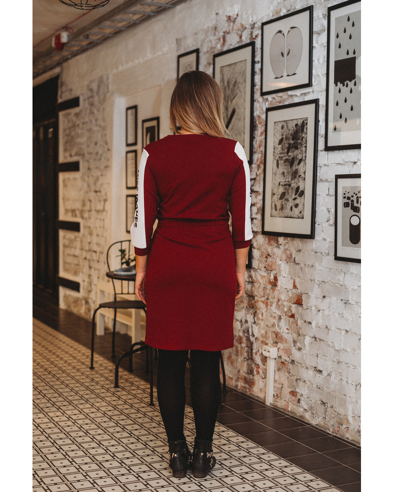 CUSTOM BORDEAUX J-DRESS