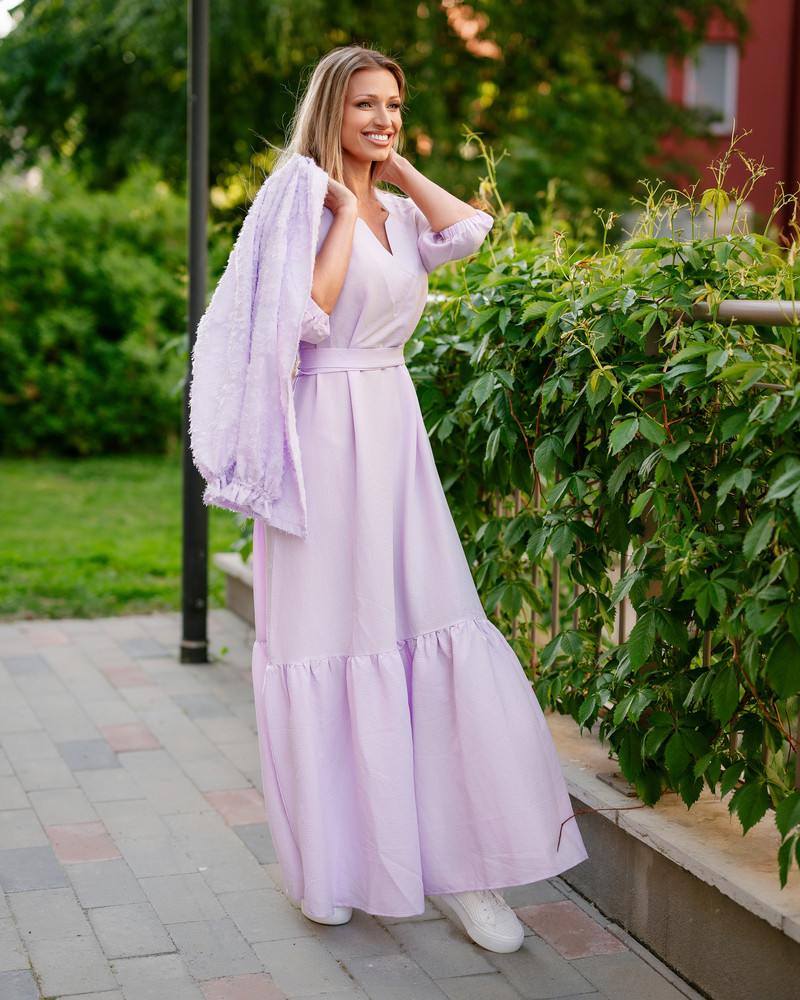 SUMMER COMET MAXI DRESS LILAC