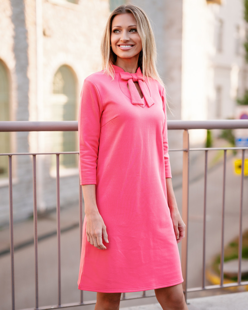DOLLABLE QUARTER DRESS ROSE PINK