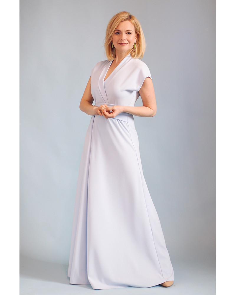 ELEGANT FREE MAXI DRESS BLUE