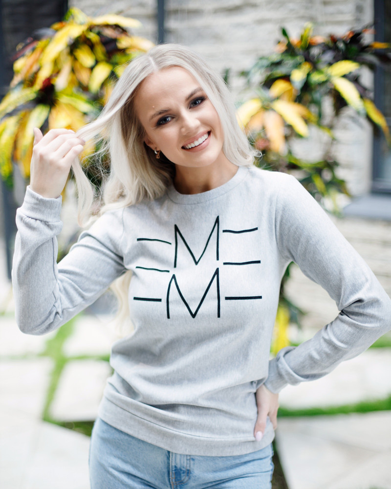 EMME SWEATSHIRT LIGHT GREY