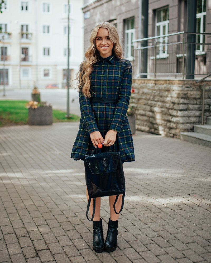 GIRLFRIEND SQUARE DRESS