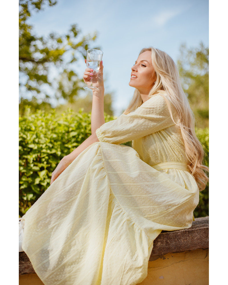 SUMMER COMET MAXI DRESS YELLOW