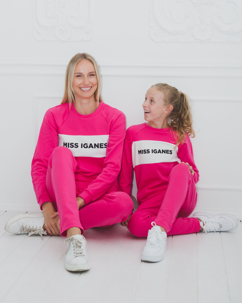KIDS SWEATPANTS FUCHSIA