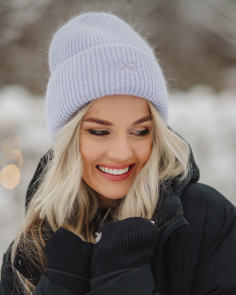 TD SIGNATURE WINTER HAT LILAC