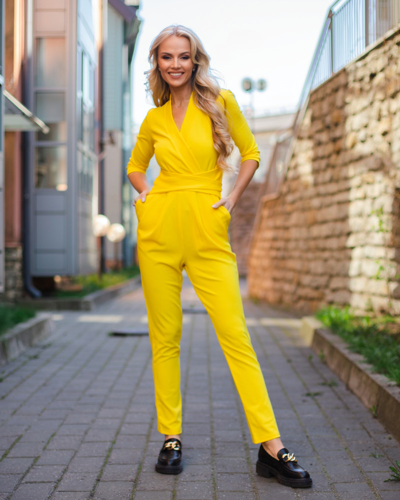 ELEGANT JUMPSUIT YELLOW