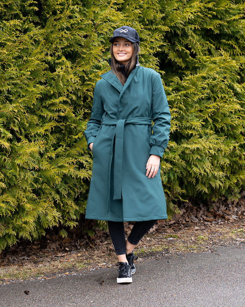 TD TRENCH COAT GREEN