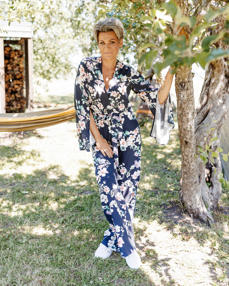 SUMMER FLOWER BOHO WIDE TROUSERS