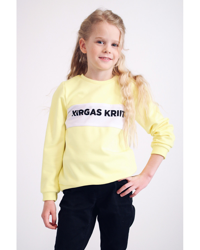 KIRGAS KRIIT KIDS SWEATSHIRT YELLOW