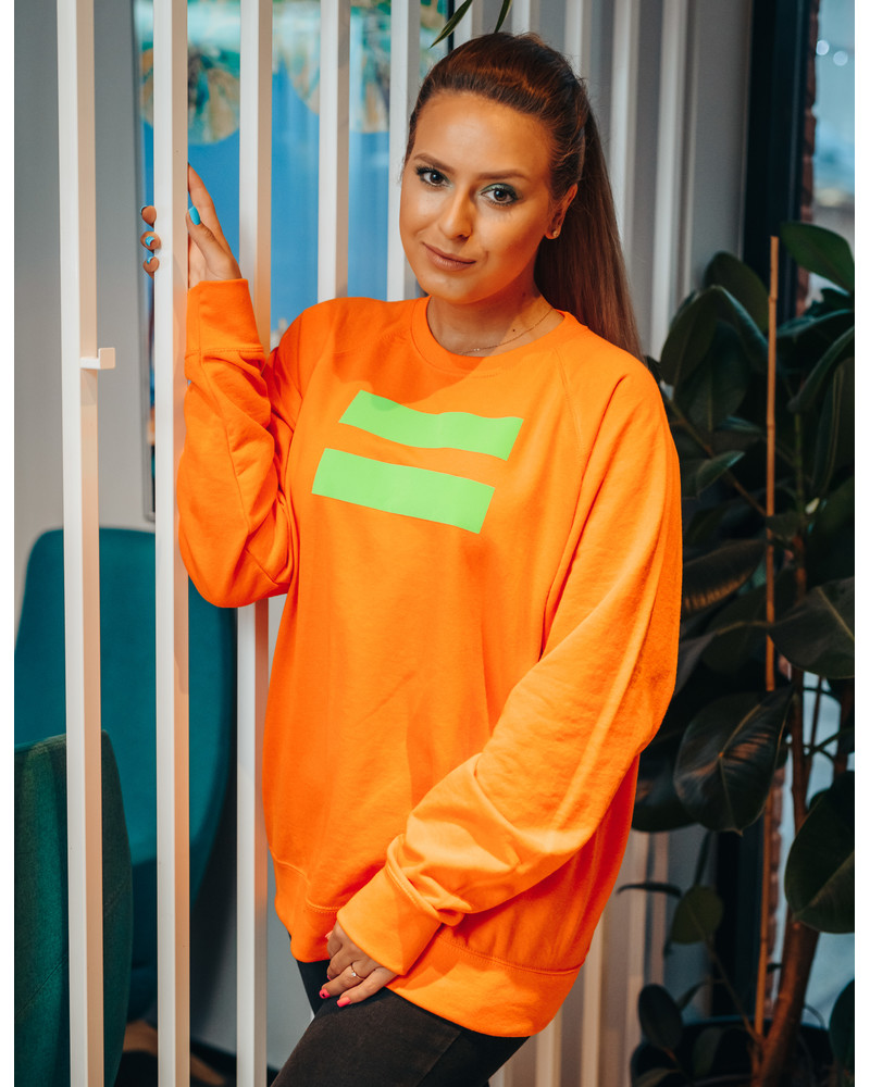 GREEN VÕRDSUS UNISEX SWEATSHIRT ORANGE