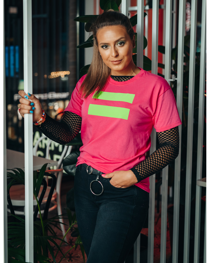 GREEN VÕRDSUS UNISEX T-SHIRT FUCHSIA