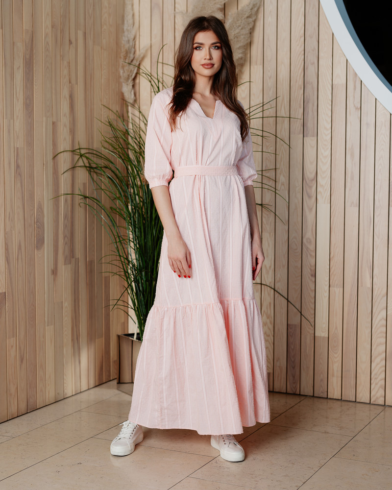 SUMMER COMET MAXI DRESS PINK