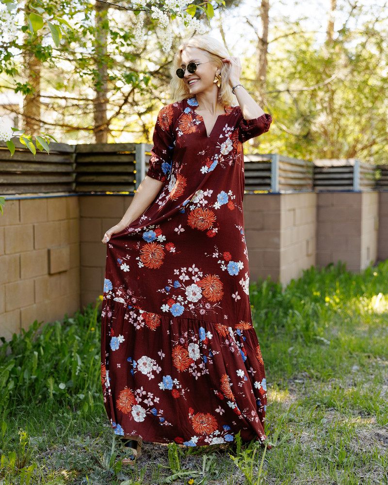 SUMMER COMET MAXI DRESS COUNTRY