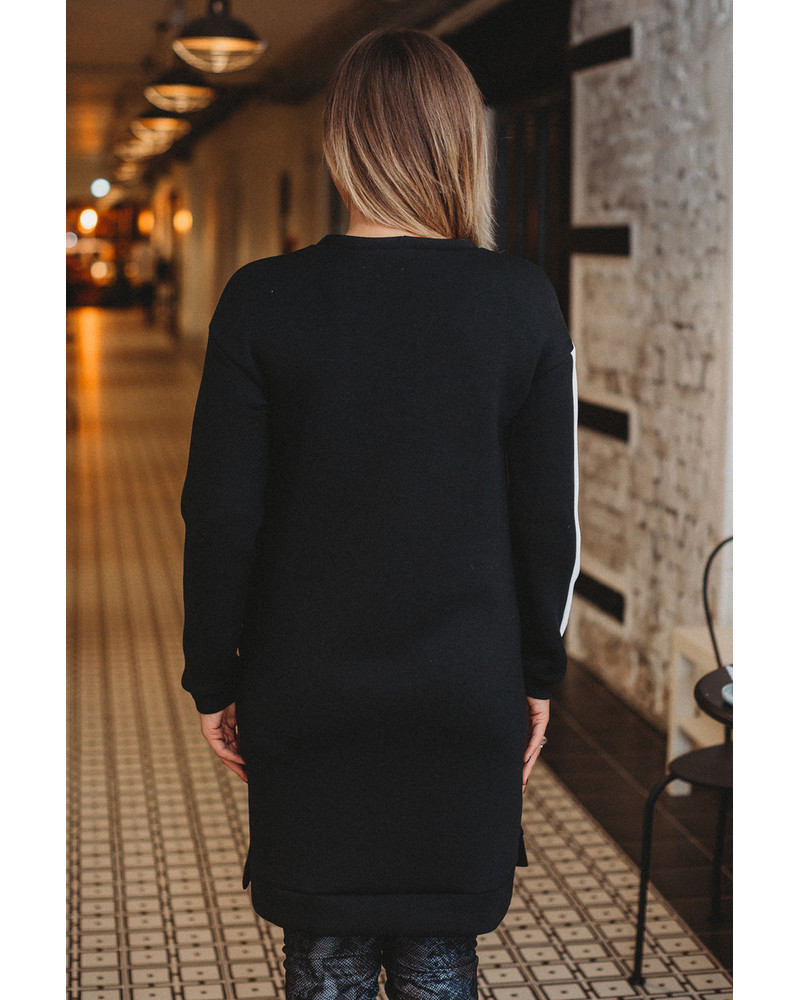 CUSTOM SIDE DRESS BLACK