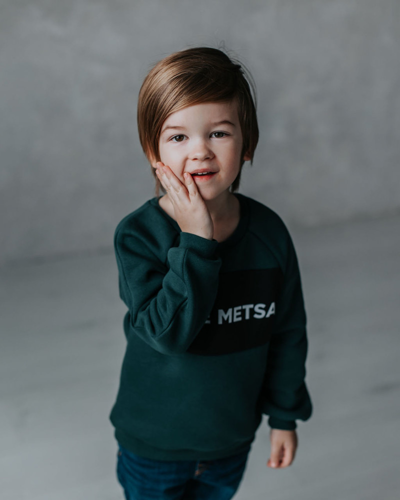 MINE METSA KIDS SWEATSHIRT GREEN