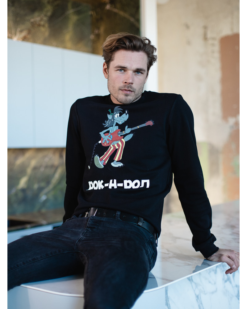 ROK N ROL SWEATSHIRT BLACK