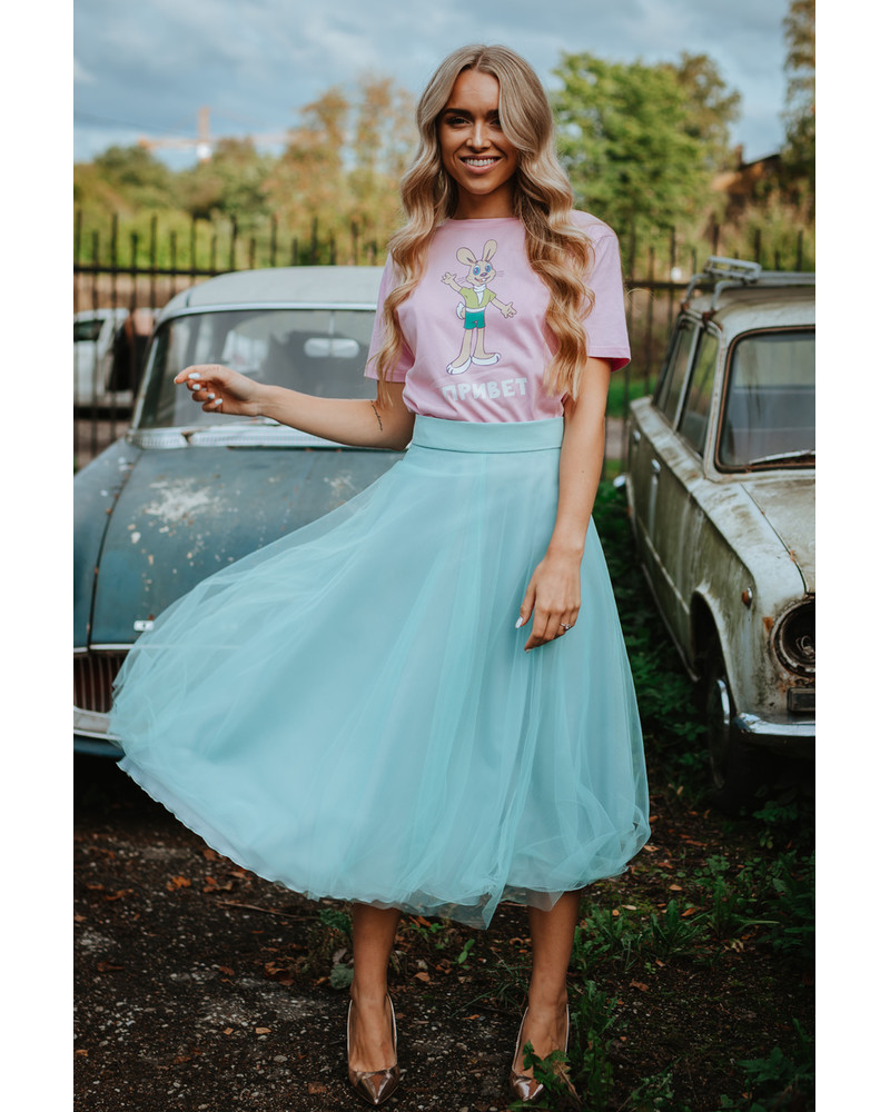 PRIVET OVERSIZE T-SHIRT LIGHT PINK