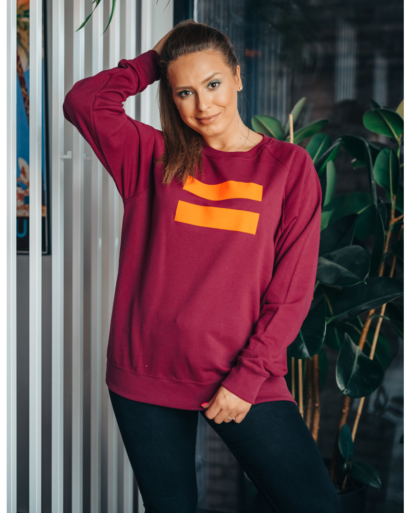 ORANGE VÕRDSUS SWEATSHIRT PURPLE