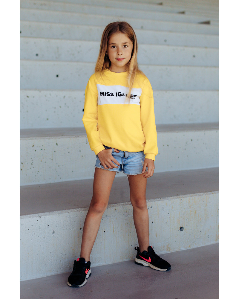 MISS IGANES KIDS SWEATSHIRT YELLOW