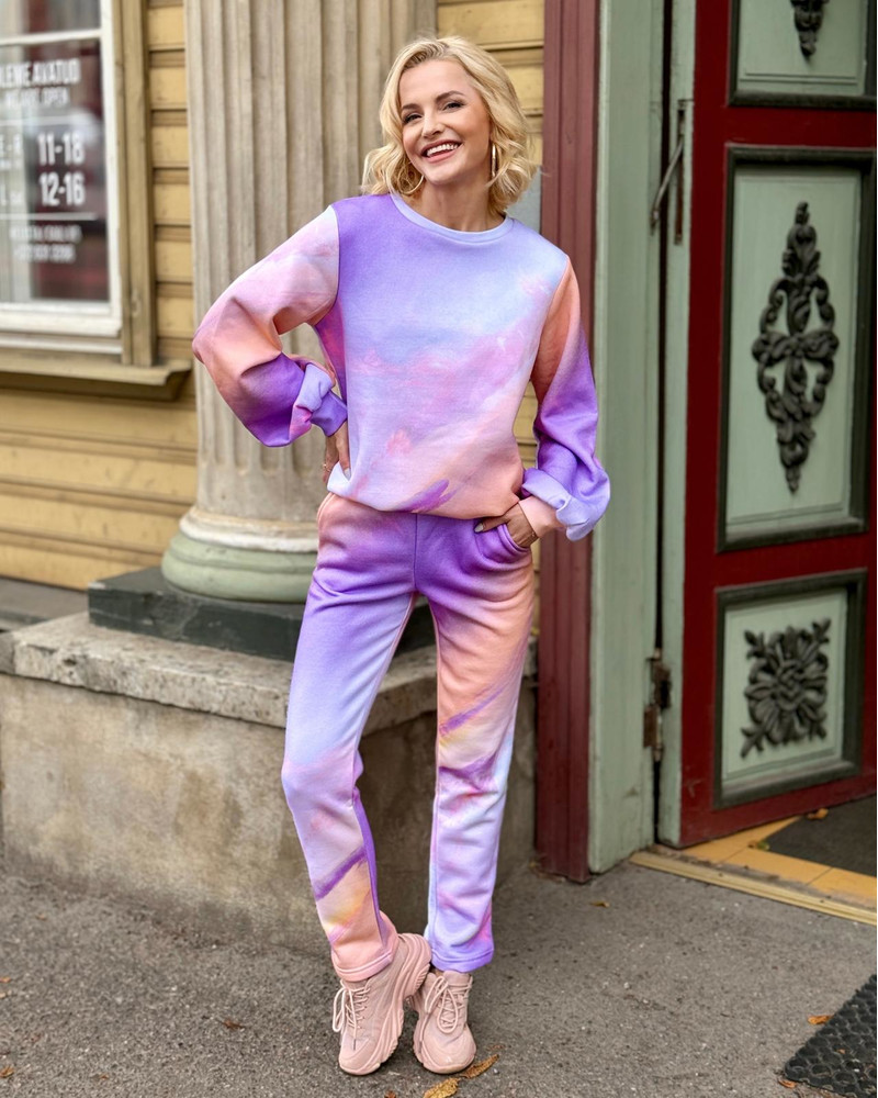 SWEATPANTS WOMEN OMBRE