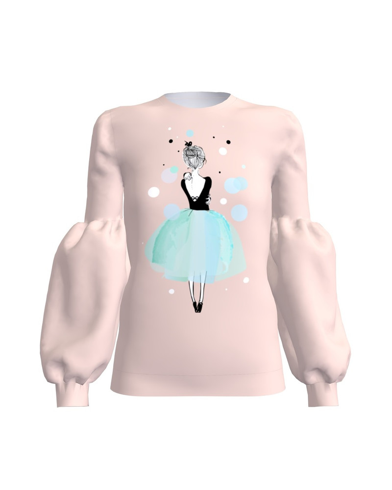 WINTER GIRL ALICE SWEATSHIRT PEACHY