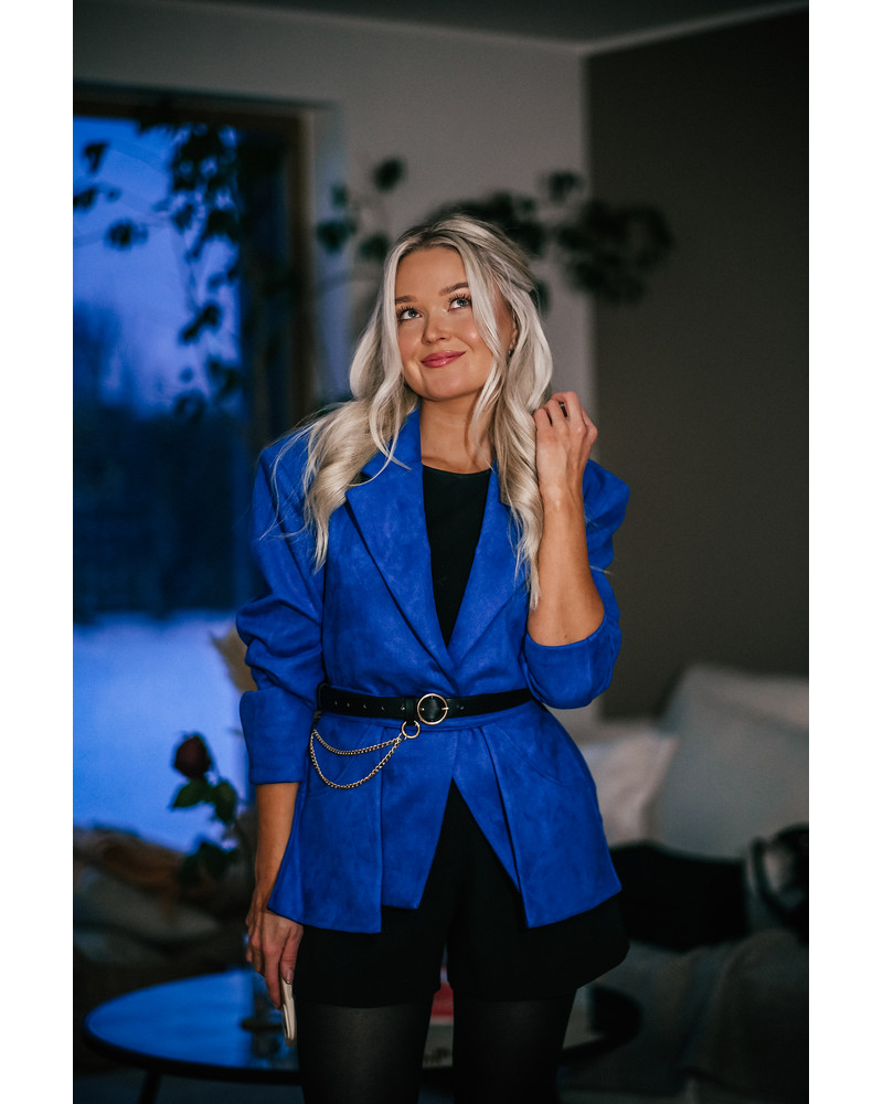 INES SUIT JACKET BLUE