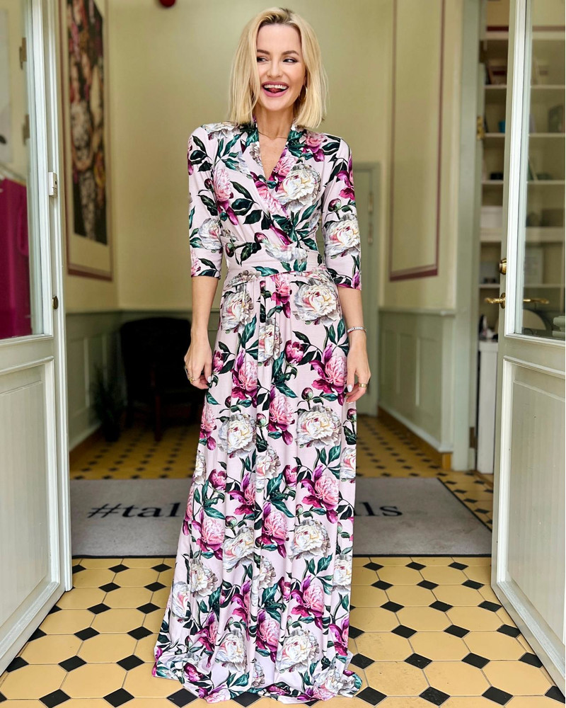 PEONY MAXI ELEGANT DRESS