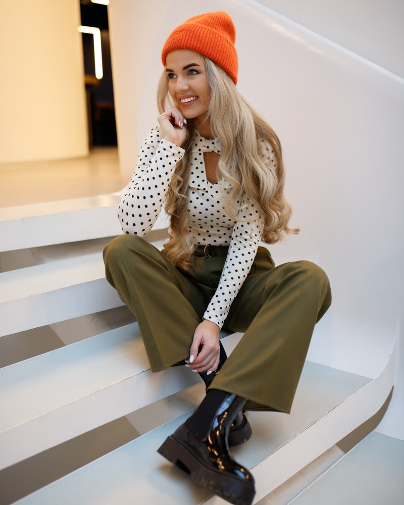 DOLLABLE POLKA DOT SHIRT