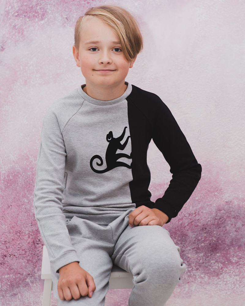 MONKEY TWAIN KIDS SWEATSHIRT GREY