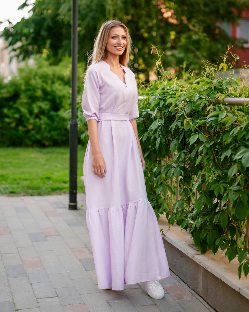 SUMMER COMET MAXI DRESS LILAC