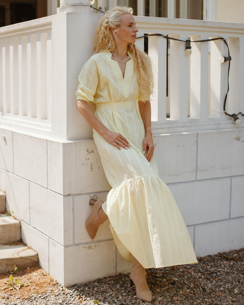 SUMMER COMET MAXI DRESS YELLOW
