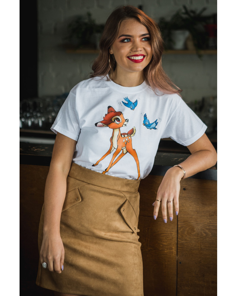 BAMBI OVERSIZE T-SHIRT WHITE
