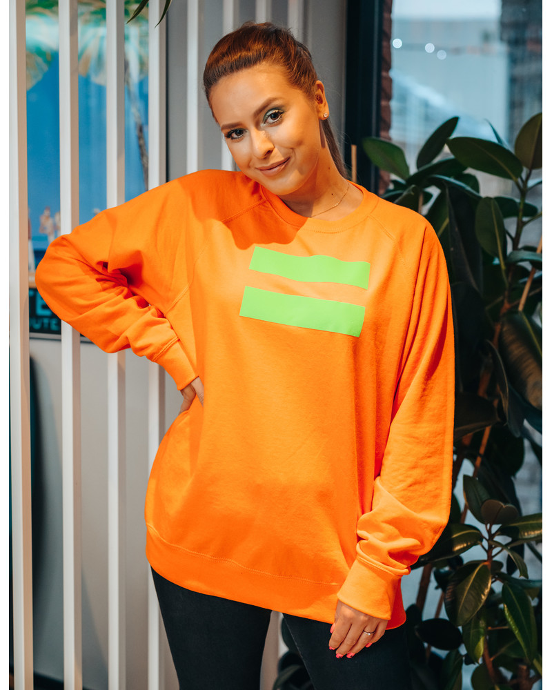 GREEN VÕRDSUS UNISEX SWEATSHIRT ORANGE