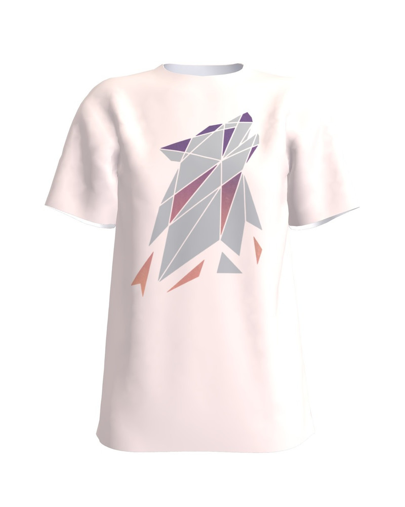 WOLF SLIM T-SHIRT PEACHY PINK