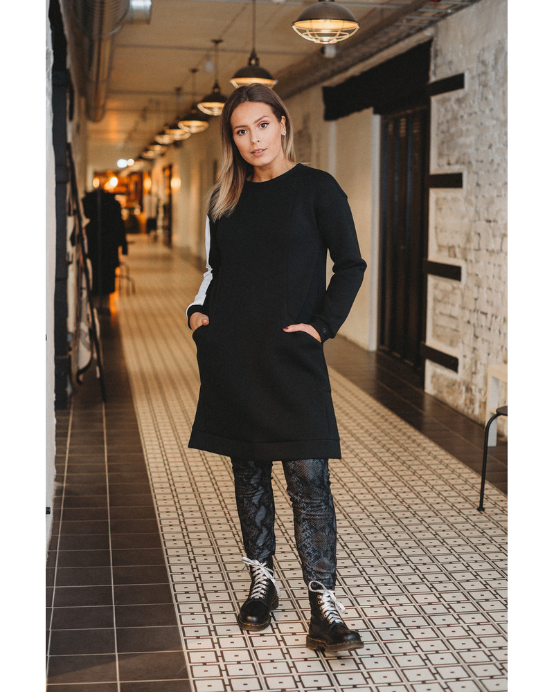 CUSTOM SIDE DRESS BLACK