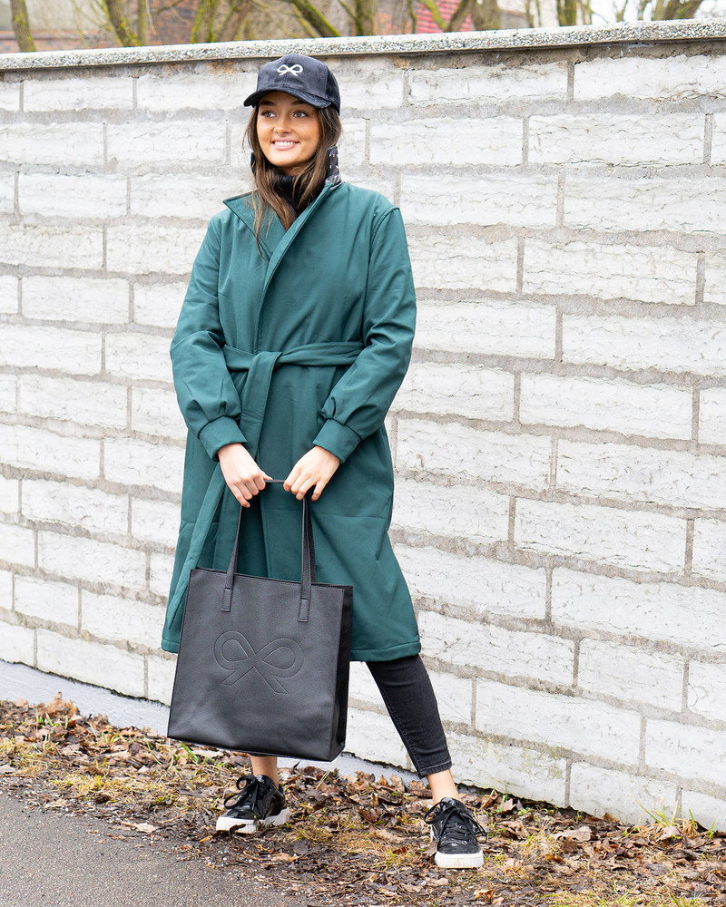 TD TRENCH COAT GREEN
