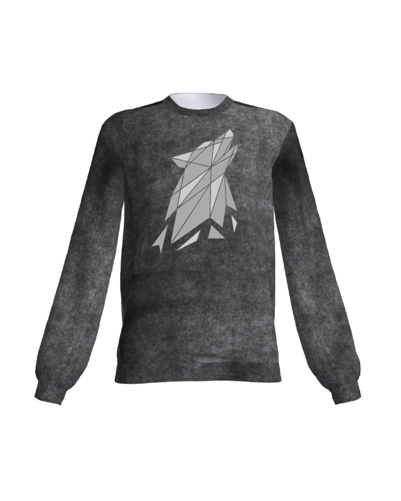 REFLECTOR WOLF SWEATSHIRT ACID WASH