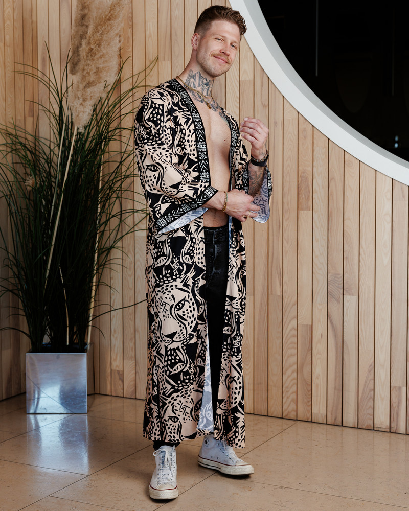 LETRIBE UNISEX KIMONO TIGER