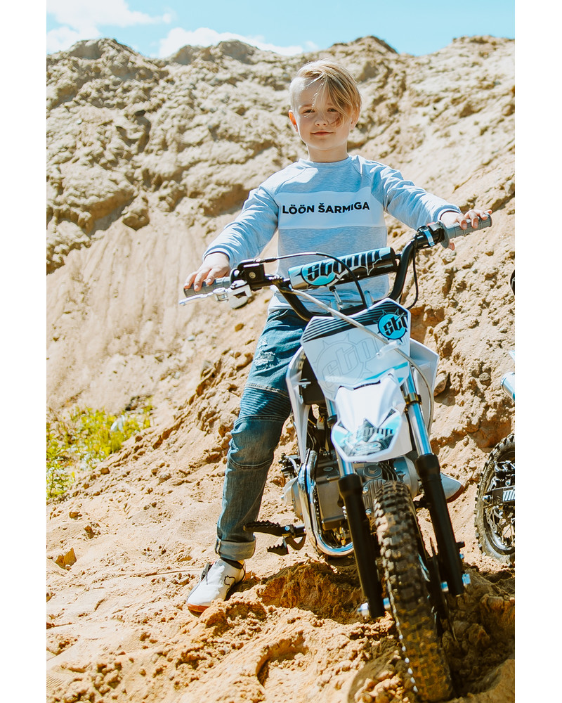 LÖÖN ŠARMIGA KIDS SWEATSHIRT LIGHT GREY