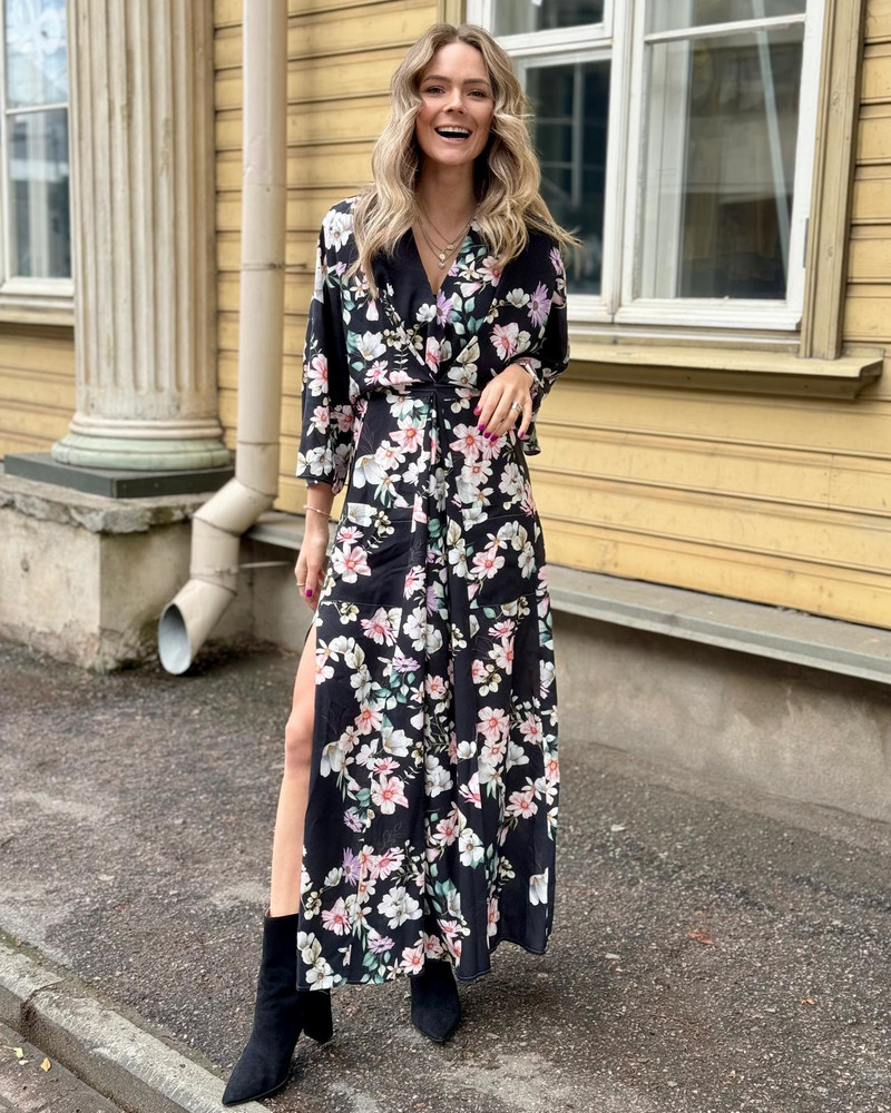 BOHO MAXI DRESS FLOWER