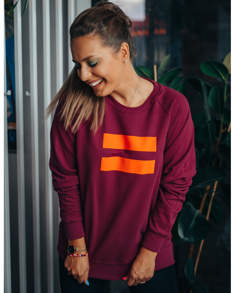 ORANGE VÕRDSUS SWEATSHIRT PURPLE