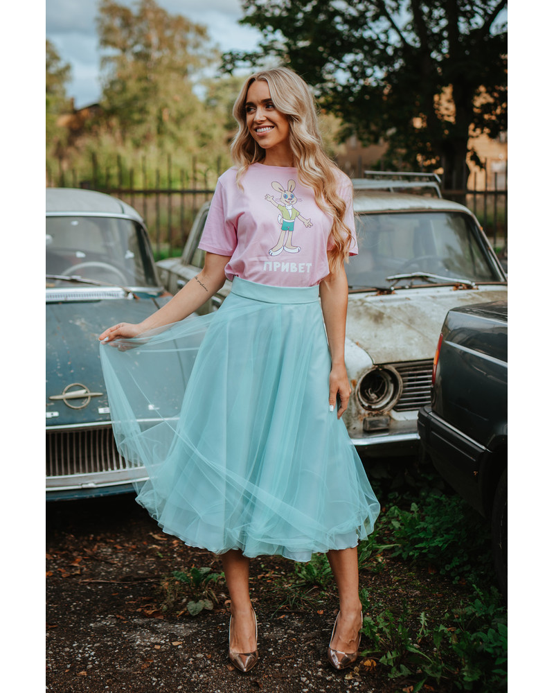 PRIVET OVERSIZE T-SHIRT LIGHT PINK
