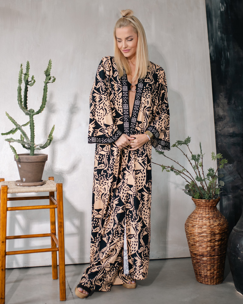 LETRIBE UNISEX KIMONO TIGER