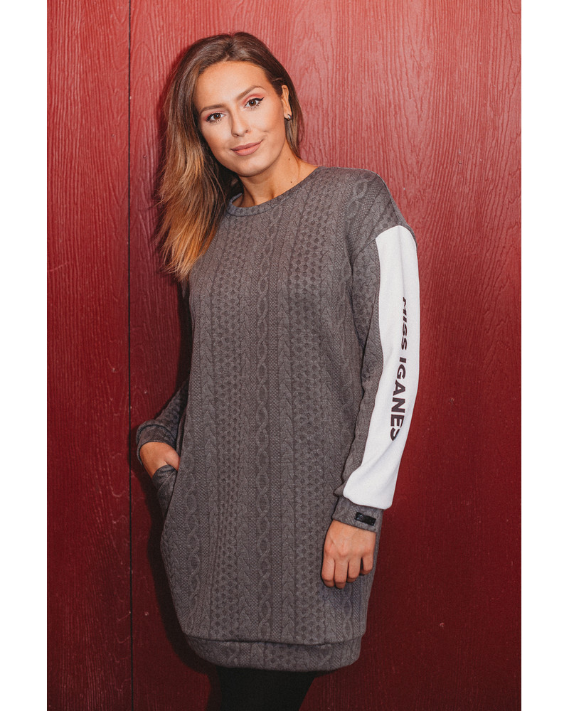 MISS IGANES OVERSIZE KNIT DRESS
